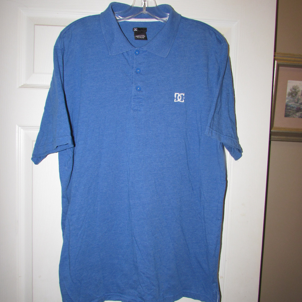 DC Brand Mens Blue Golf Polo Size XL Shirt